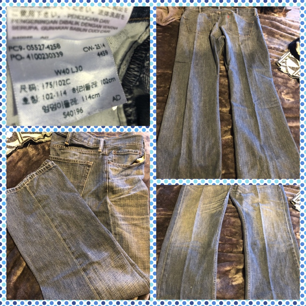 Men’s Levi’s Straight Leg Medium Wash Denim Jeans - Picture 1 of 8